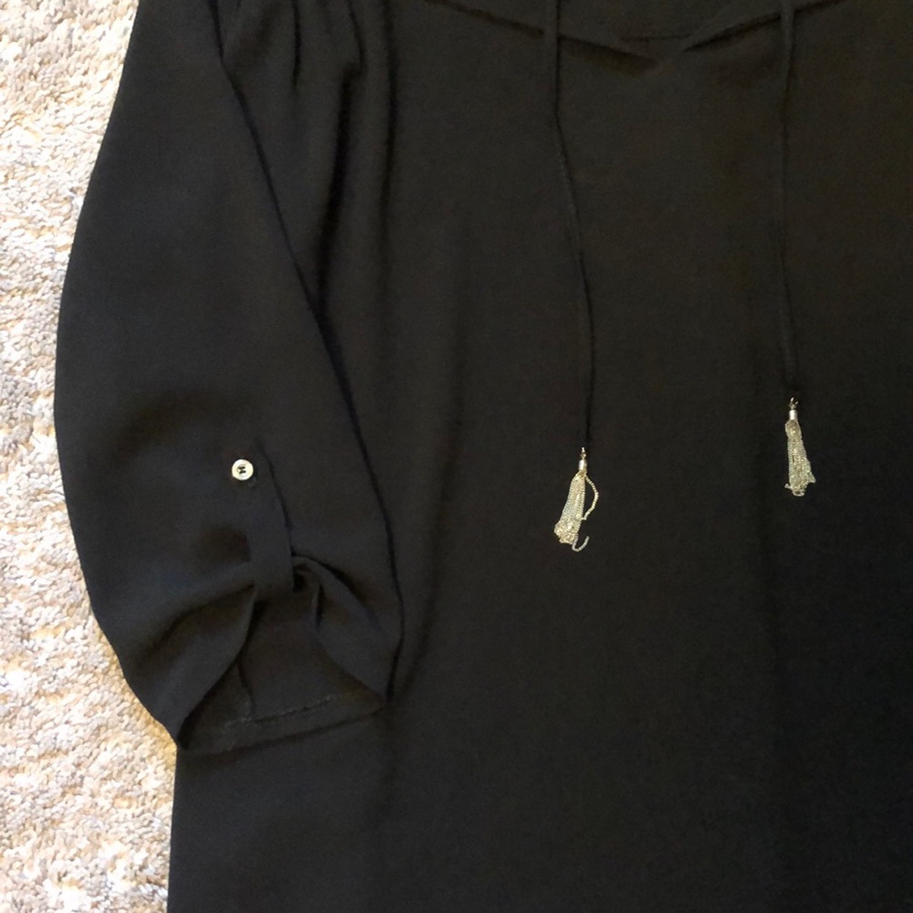Sheer black blouse - Picture 2 of 5